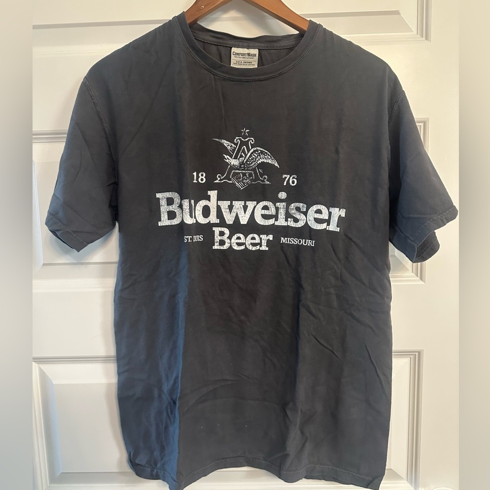 Budweiser Charcoal Short Sleeve Tee